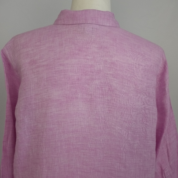 J. Jill Love Linen Light Purple Pullover Top - Picture 7 of 9